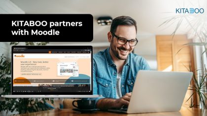 KITABOO seamlessly integrates with Moodle to deliver high-end content