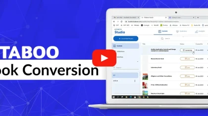 KITABOO Book Conversion and Table of Content Process