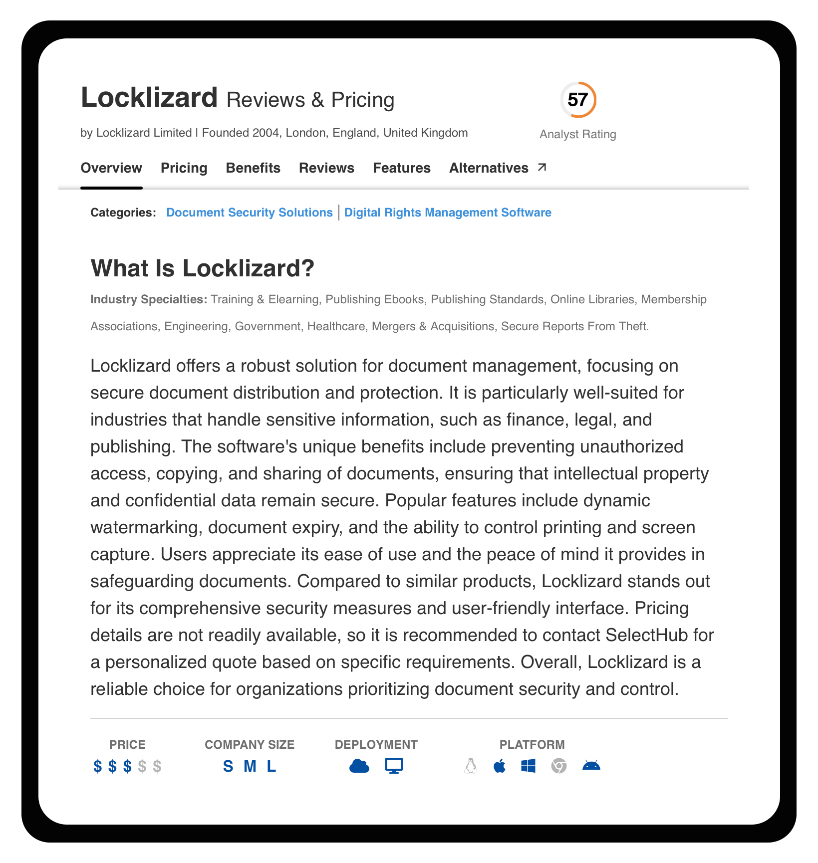 Locklizard Locklizard