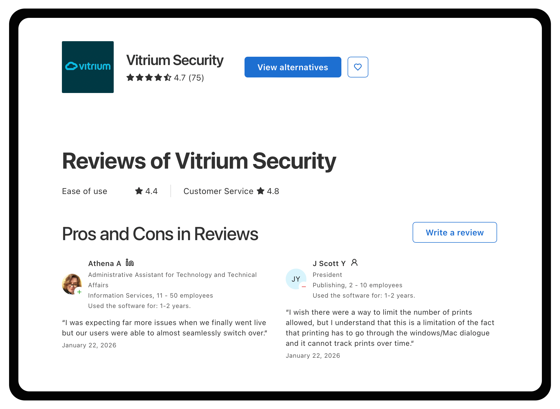 Vitrium Security Vitrium Security